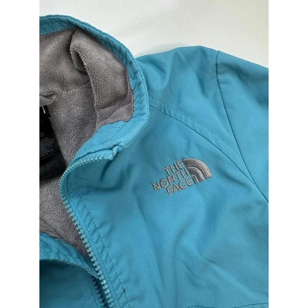 The North‎ Face Lightweight Fleece lined Softshell Fill Zip Jacket Girls M 10/12